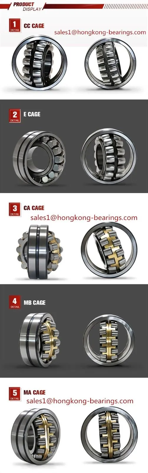 24024-2CS5/VT143 Bearing Spherical Roller Bearings